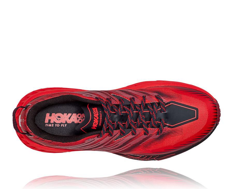 Hoka One One Trainers Mens Red - Speedgoat 4 - 61589PGKT